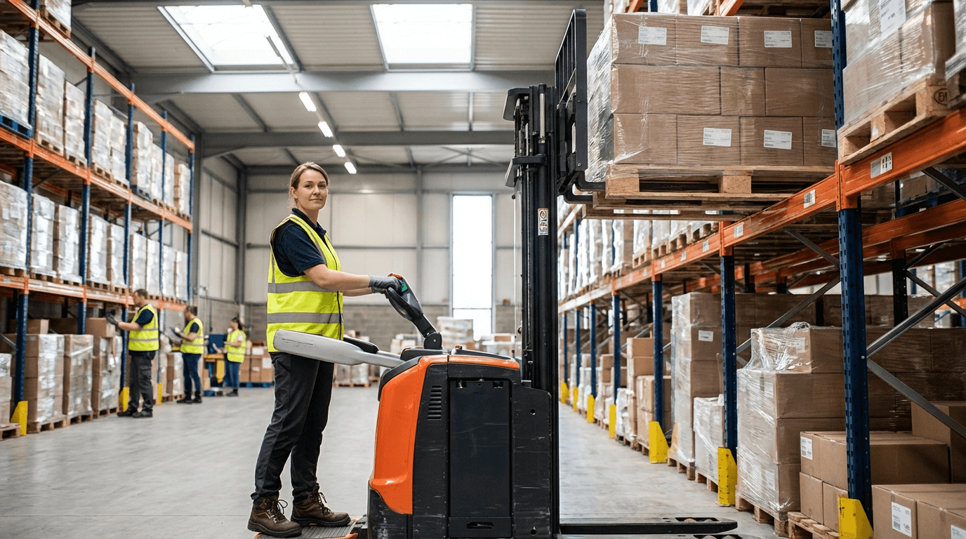 Vad gör en Truckförare?