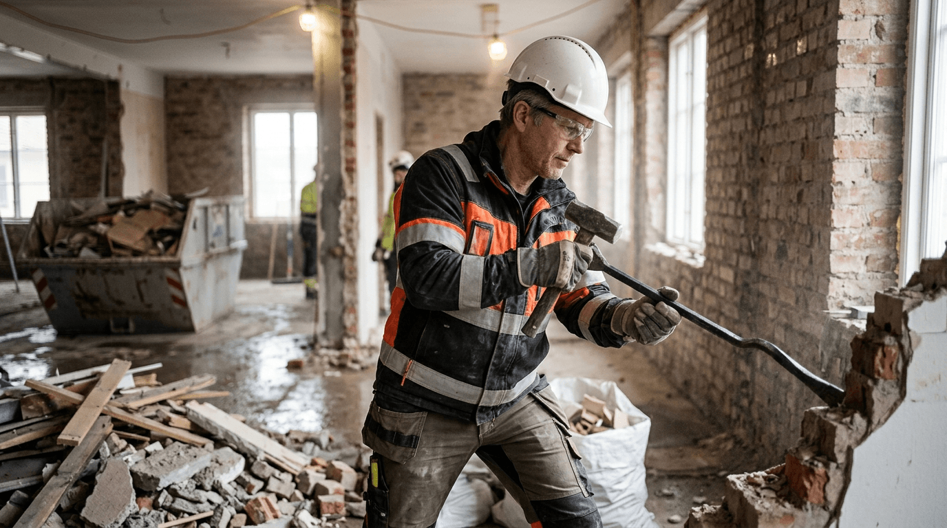 Vad gör en Rivningsarbetare?