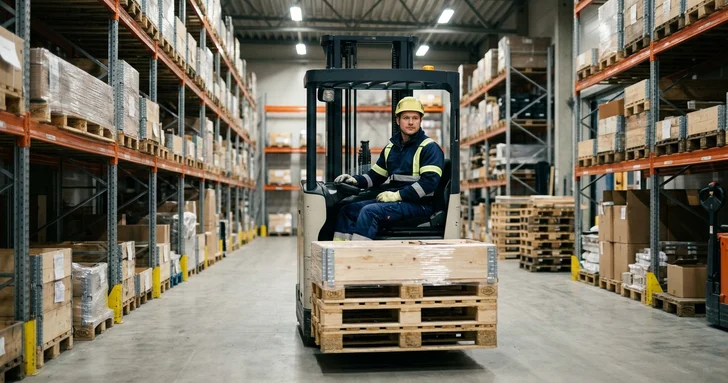 Skriva personligt brev: Truckförare