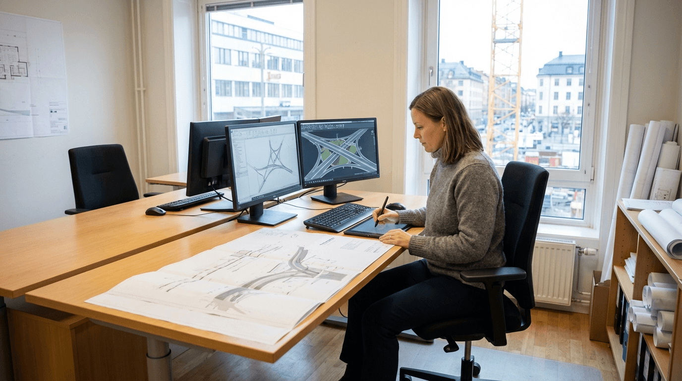 Hur mycket tjänar en Väg och trafikingenjör 2025?