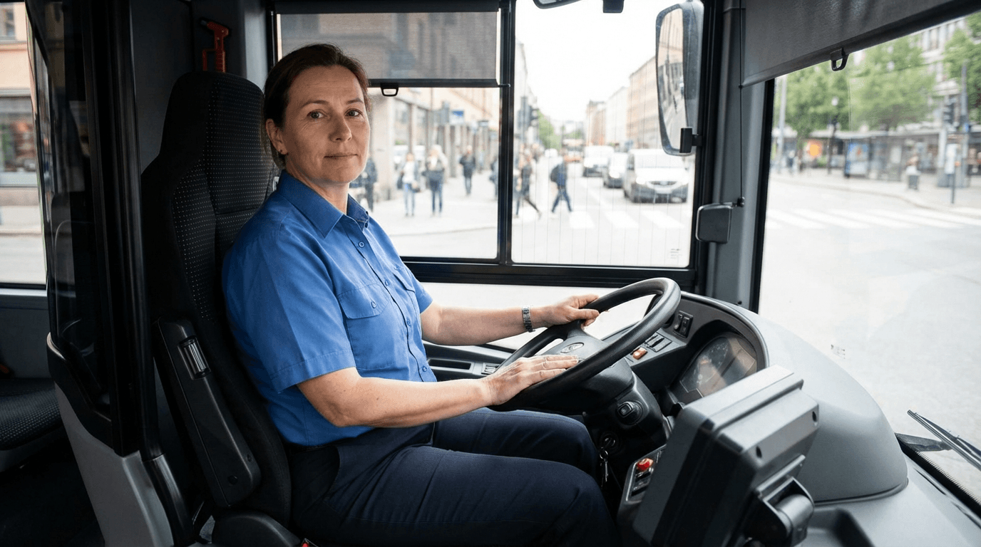 Hur mycket tjänar en Bussförare 2025?