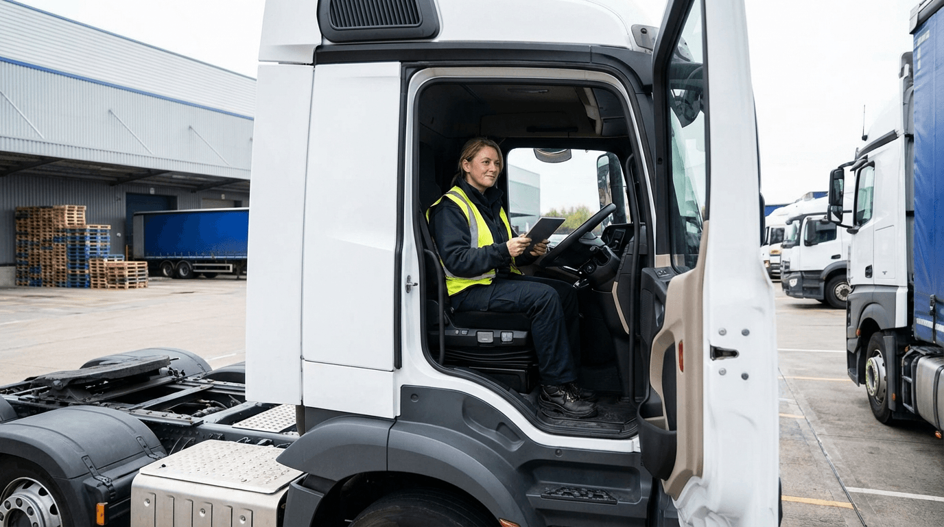 Vad gör en Lastbilschaufför?