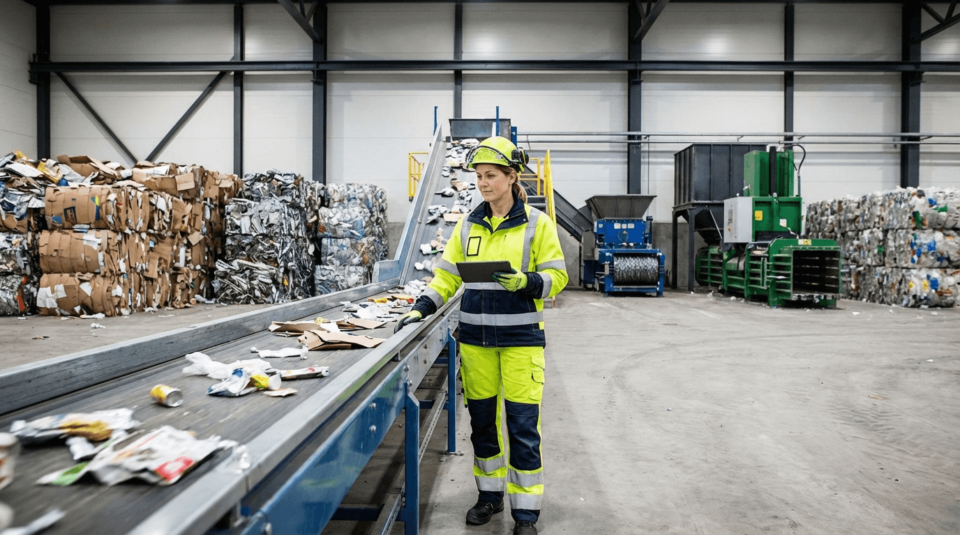 Renhållnings- och återvinningsarbetare - Utbildningsvägar och specialiseringar