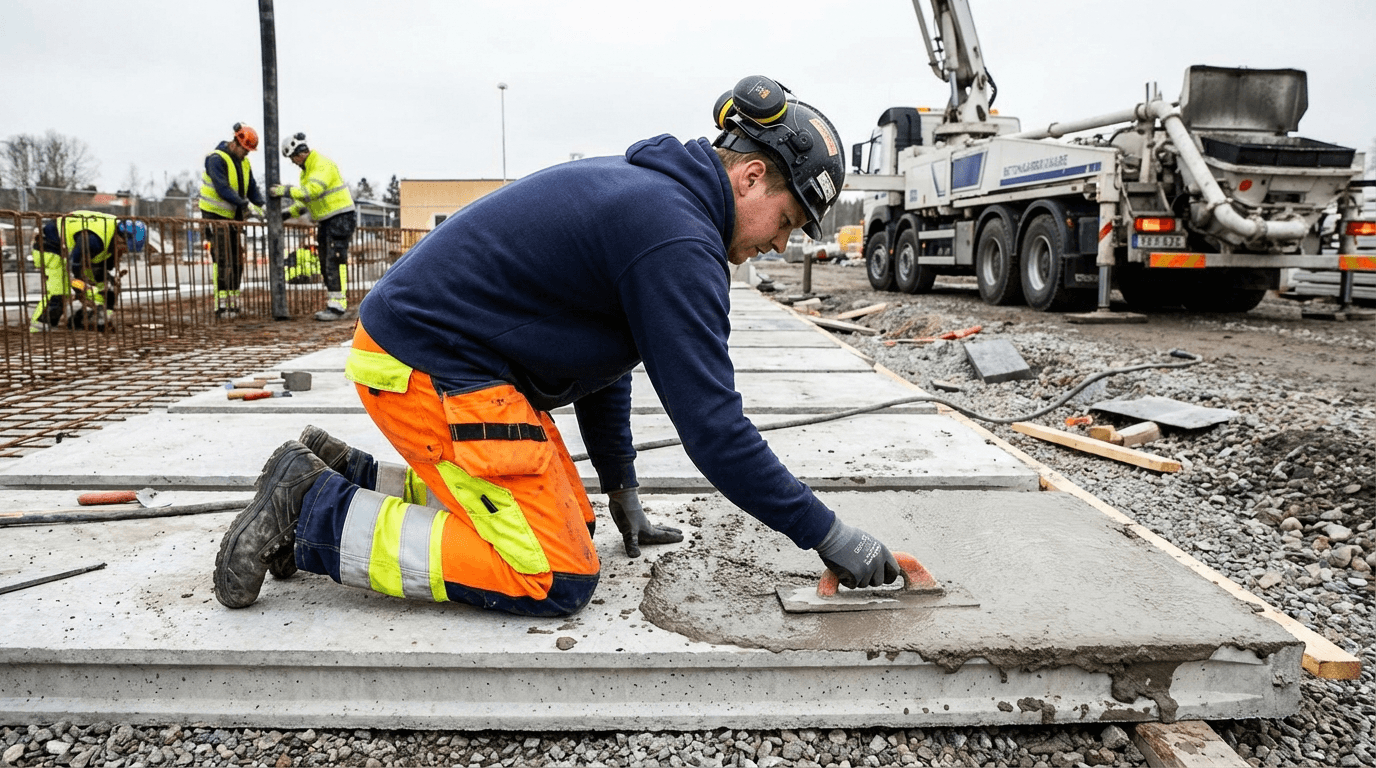 Hur mycket tjänar en Betongarbetare 2025?