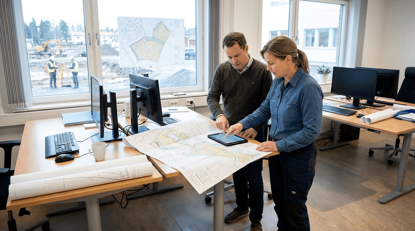 Vad gör en Lantmätare?